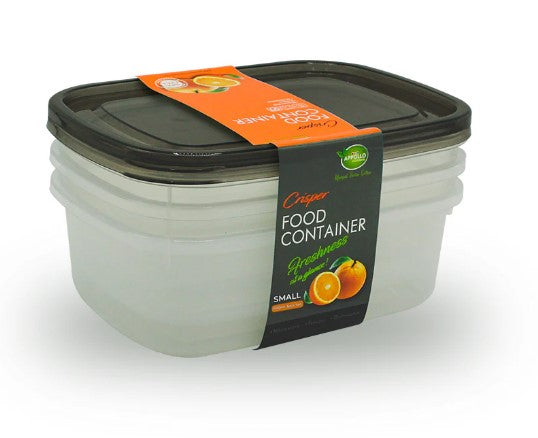 Crisper Food Container Medium - 1000ml (Pack of 3)