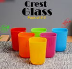 Crest Glass (Pack of 6)