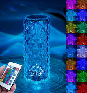 Crystal Diamond Table Lamp 16 Color changing