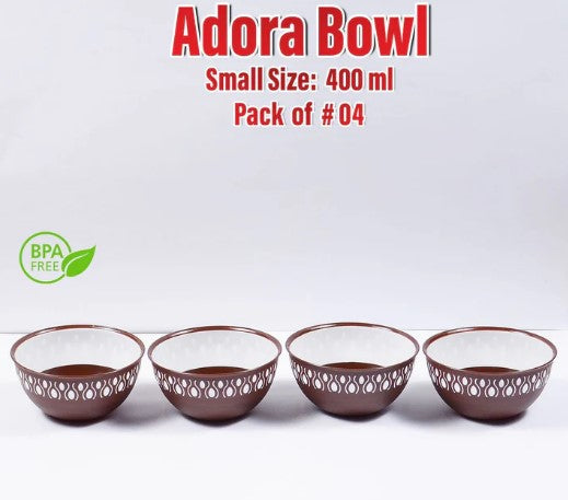 Adora Bowl - Small 400ml (pack of 4)