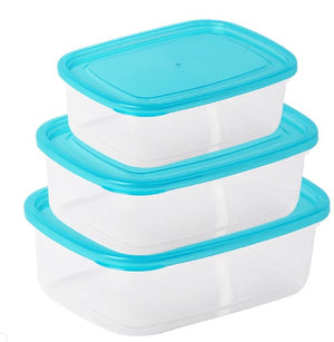 Crisper Food Container Pack of 3 - (S/M/L)