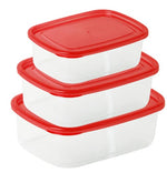 Crisper Food Container Pack of 3 - (S/M/L)