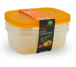 Crisper Food Container Large - 1700ml (Pack of 3)