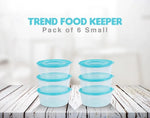 Trend Food Container - Small 390ml (Pack of 6)